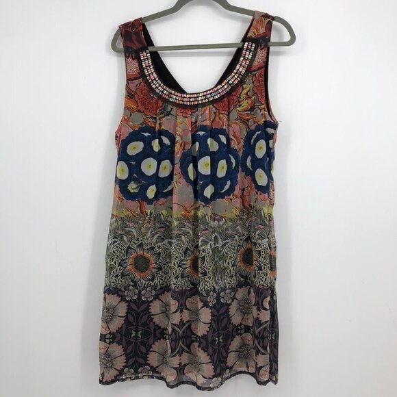 Desigual multicolor Francois’s mini sleeveless sheath dress in Large (EU 42) - Picture 4 of 16